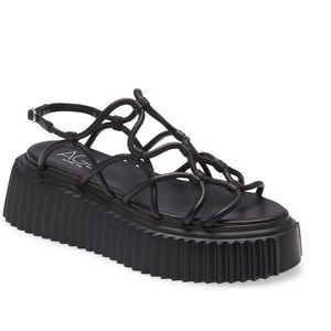AGL Messy Platform Sandal 8.5 / 38.5